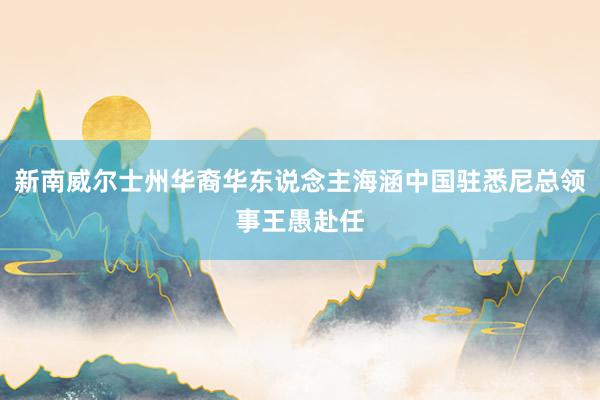 新南威尔士州华裔华东说念主海涵中国驻悉尼总领事王愚赴任
